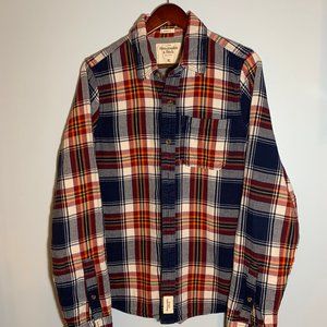 Abercrombie & Fitch Mens Flannel Button-Up Shirt